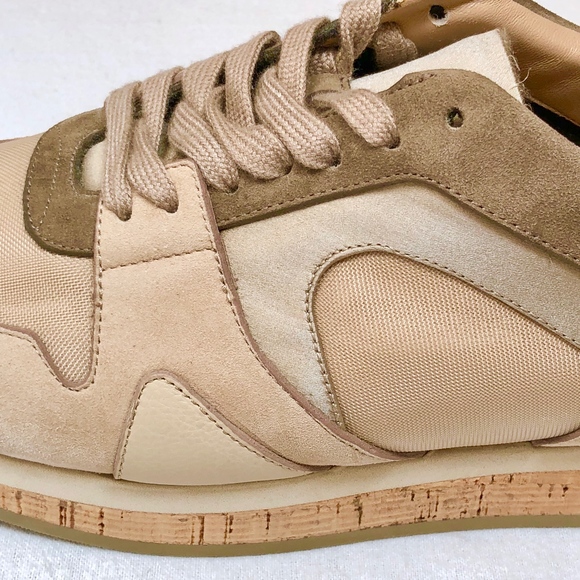 Burberry Field Platform Cork Tennis Shoes - Picture 5 of 7